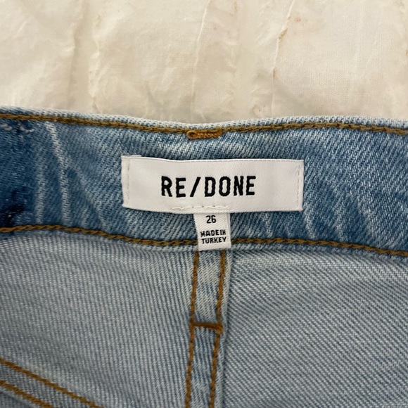 Re/Done 90’s High Rise Ankle Crop Denim - Picture 5 of 10